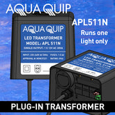 Aquaquip 12 volt Pool Light Transformer - 1 LED light output 30Va